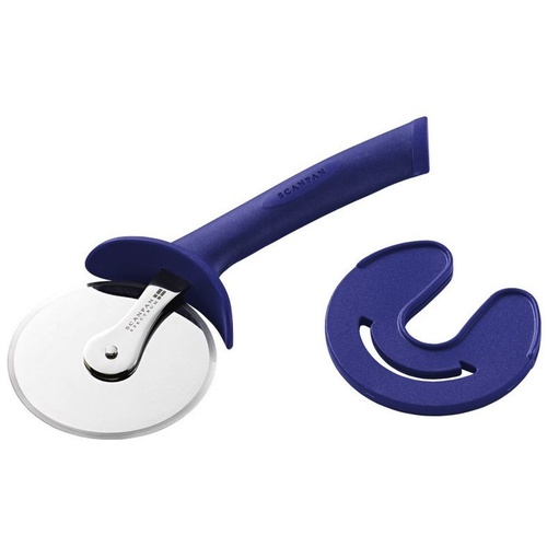 Scanpan Spectrum Soft Touch Pizza Cutter With Sheath - Purple Colour Brand New
