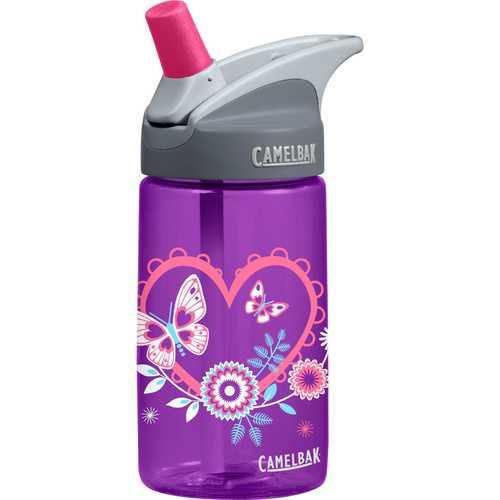 CAMELBAK KIDS EDDY .4L 400ML BPA FREE SPILL PROOF WATER BOTTLE [Colour: Hearts]