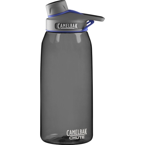 CAMELBAK CHUTE 1L 1000ML BPA FREE SPILL PROOF WATER BOTTLE - CHARCOAL