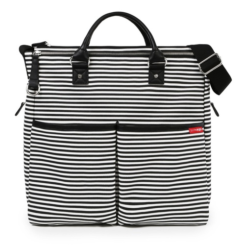 NEW SKIP HOP DUO SPECIAL EDITION NAPPY DIAPER BABY BAG W/ CHANGING MAT [Colour: Stripe]