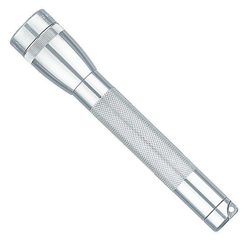 MAGLITE 2AA FLASHLIGHT SILVER MADE IN USA "FREE POSTAGE" 85790