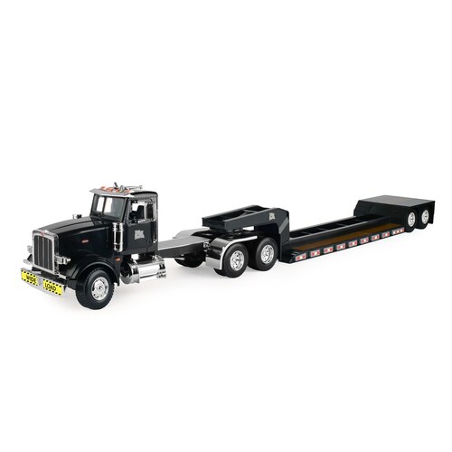 ERTL Big Farm Peterbilt Model 367 Semi Truck w/ Lowboy Trailer Wide Load 1:16 Scale