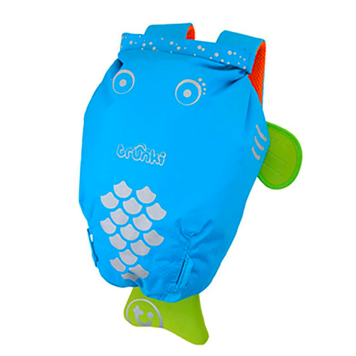 Trunki PaddlePak Waterproof Swim Backpack - Bob Blue Fish