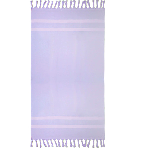 Bambury Sophia Beach Towel  | Lilac 90 x 170cm | Made in Turkey