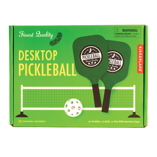Kikkerland Desktop Pickleball - Green 
