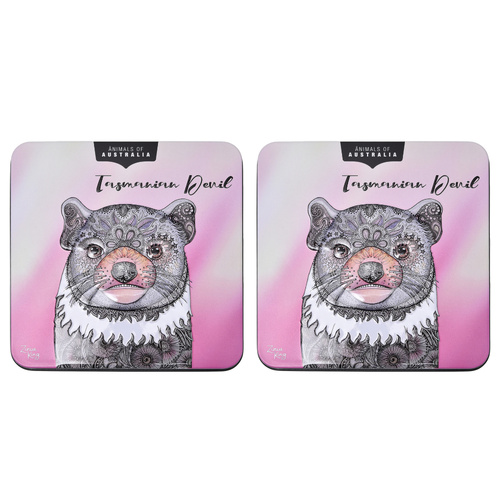 Banksia Red Tasmanian Devil Tin Macadamia Butter Finger Biscuits 150g - 2 Pack