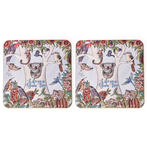 Banksia Red Life in a Gumtree Tin Handmade Caramel Fudge 200g - 2 Pack