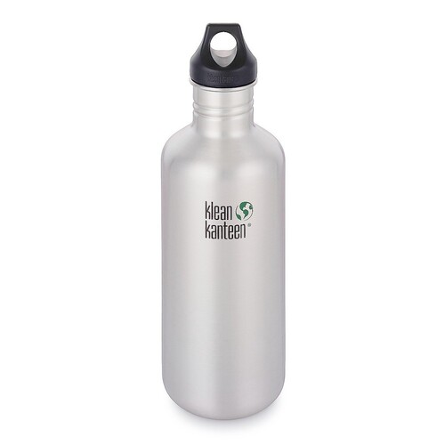 KLEAN KANTEEN 40oz 1182 STAINLESS Brushed BPA FREE Water Bottle