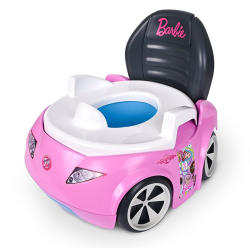 Barbie 2 in 1 Convertible Car Transitional Seat Potty Trainer