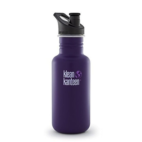 KLEAN KANTEEN THE ORIGINAL 532ML 18OZ BPA FREE WATER BOTTLE - BERRY SYRUP PURPLE