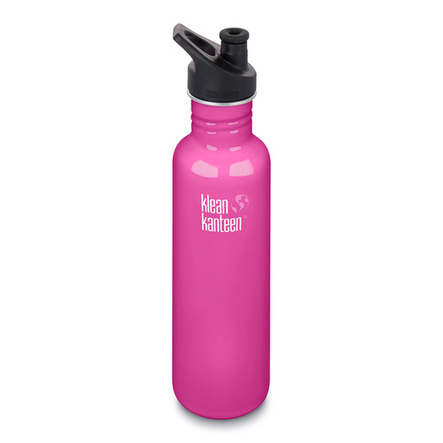 KLEAN KANTEEN THE ORIGINAL 800ml 27oz BPA FREE WATER BOTTLE - WILD ORCHID PINK