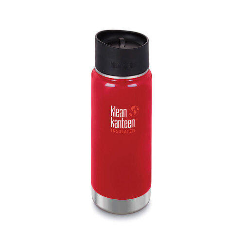 Klean Kanteen 16oz Wide Insulated Cafe Cap Bottle - Mineral Red