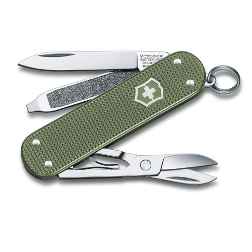 VICTORINOX SWISS ARMY Knife Classic SD Alox OLIVE GREEN Pocket Knife LTD ED '17