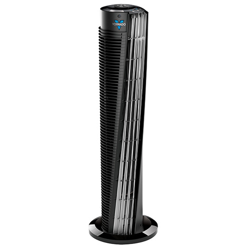 VORNADO VORTEX 143 COMPACT TOWER AIR CIRCULATOR FLOOR FAN BLK W/ REMOTE