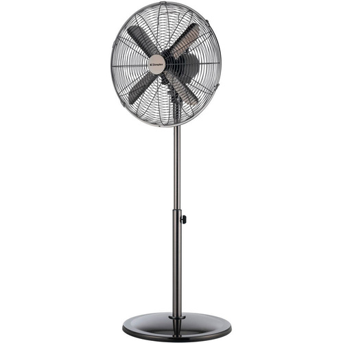 Dimplex 40cm High Velocity Oscillating Pedestal Fan - Gunmetal DCPF40GBLK
