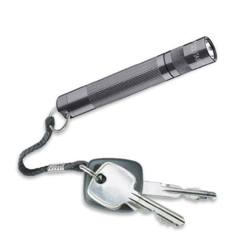 NEW MAGLITE PEWTER GREY SOLITAIRE FLASHLIGHT MADE IN USA