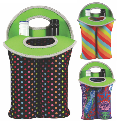 NEW AVANTI INSULATED TWIN BOTTLE TOTE | MULTI COLOURS