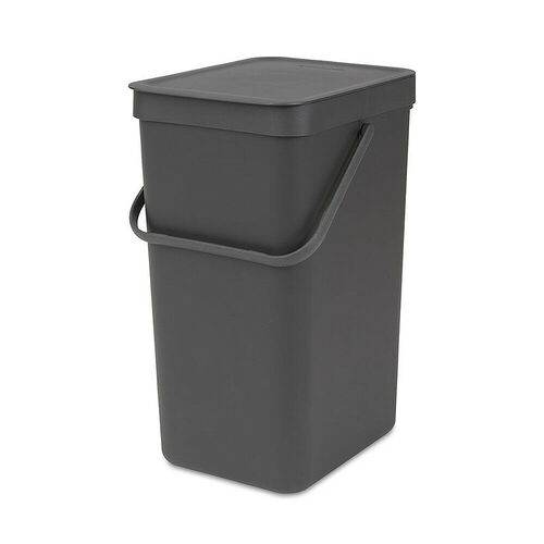 Brabantia Waste Bin Sort & Go 16 Litre | Grey
