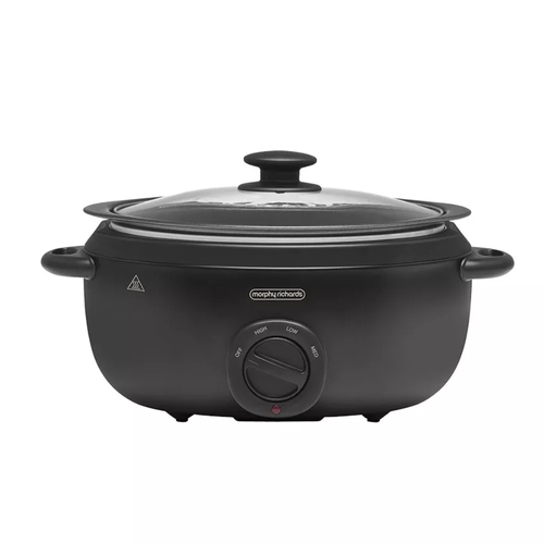 Morphy Richards 6.5L Sear & Stew Slow Cooker Matte Black 