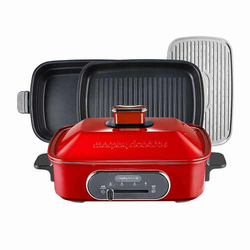 Morphy Richards 2.5L Multi Function Cooking Pot | Red 