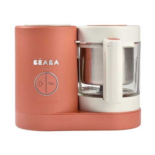 Beaba Babycook Neo Baby Food Processor Steam Cook Blend | Terracotta 