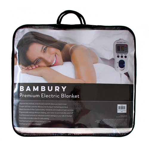 Bambury Premium Electric Blanket | Super King Bed