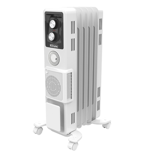 Dimplex 1.5kW Oil Column Heater w/ Timer & Turbo Fan | Arctic White OCR15TIF