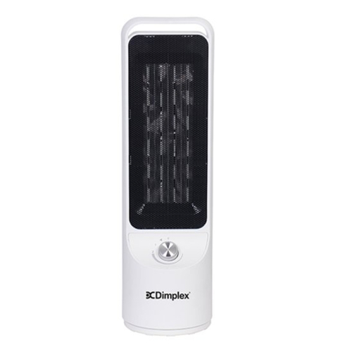 Dimplex 2kW Tall Ceramic Heater w/ Manual Controls | White / Black DHCERA20M