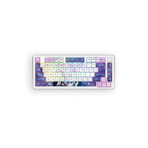 Redragon K681AGC RGB Pro Cyrus Deep Purple 75% Wireless Mechanical Keyboard