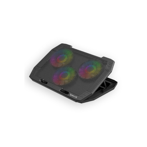 Redragon GCP511 Ingrid Black Triple-Fan RGB Laptop Cooling Stand