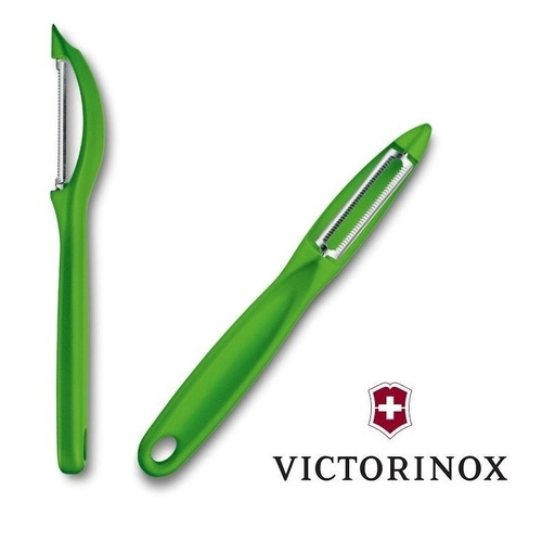 VICTORINOX UNIVERSAL FRUIT AND VEGETABLE PEELER SWISS - GREEN COLOUR SAVE ! 