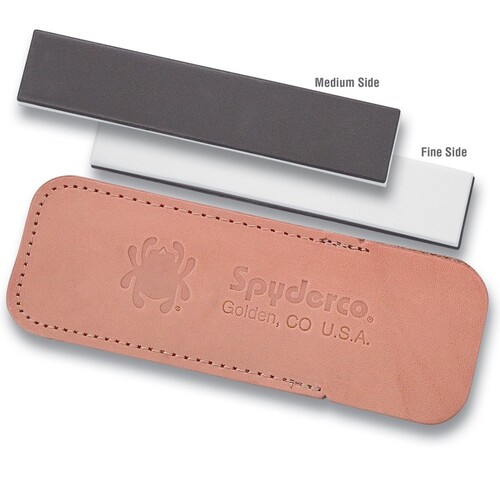 SPYDERCO POCKET FINE + MEDIUM DOUBLE STUFF KNIFE SHARPENER - YS303MF