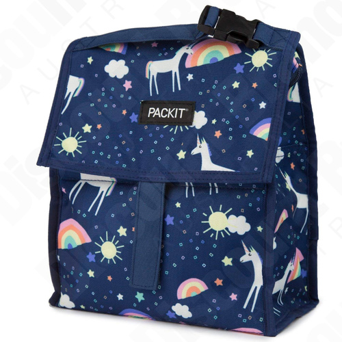 NEW PACKIT FREEZE & GO UNICORN SKY PERSONAL COOLER LUNCH BAG PACK IT