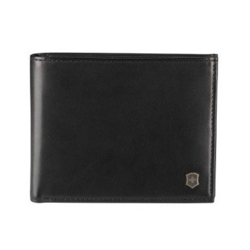 NEW VICTORINOX ALTIUS EDGE ZENON LEATHER SLIM BI-FOLD MEN'S WALLET - BLACK RFID PROTECTION