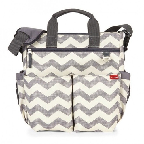 NEW SKIP HOP DUO SIGNATURE NAPPY DIAPER BABY BAG W/ CHANGING PAD - CHEVRON SKIPHOP SH200306 SAVE