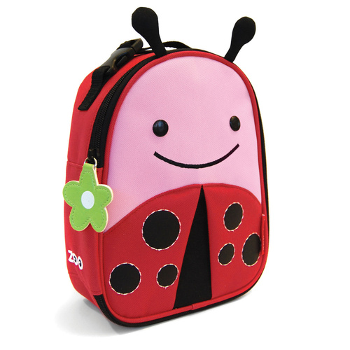 ZOO LUNCHIES INSULATED LUNCH BAG - LADYBUG SKIPHOP *AUS STOCK GENUINE& AUTHENTIC