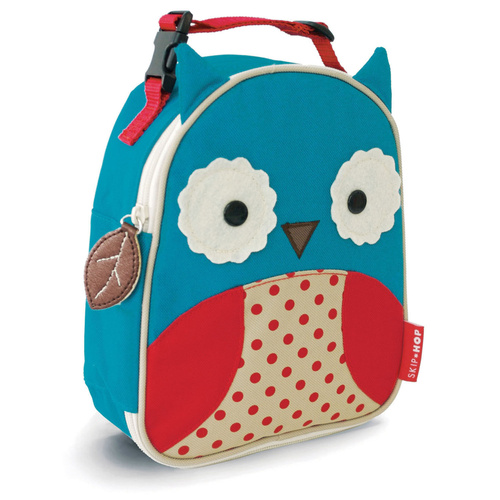 ZOO LUNCHIES INSULATED LUNCH BAG - OWL SKIPHOP *AUS STOCK GENUINE & AUTHENTIC*