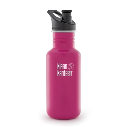 KLEAN KANTEEN ORIGINAL CLASSIC 18oz 532ml DRAGON FRUIT PINK BPA FREE WATER BOTTLE
