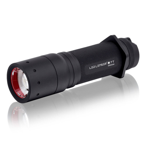 LED LENSER TAC TORCH 280 LUMEN FLASHLIGHT TORCH ANTI ROLL RING  