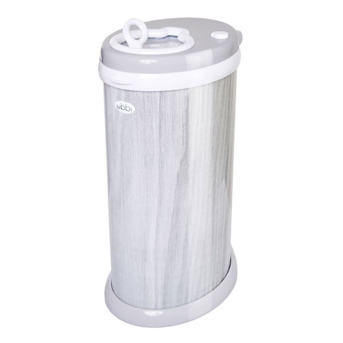 UBBI NAPPY DIAPER PAIL BIN ECO FRIENDLY - WOOD GRAIN 