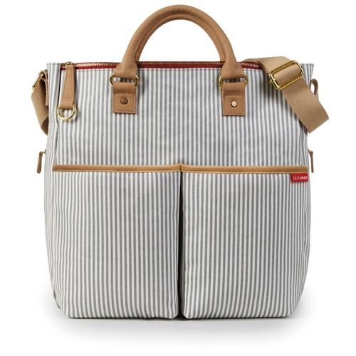 SKIP HOP DUO SPECIAL EDITION NAPPY BABY BAG W/ CHANGING MAT FRENCH STRIPE SH200037