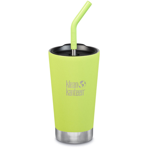 KLEAN KANTEEN INSULATED TUMBLER 16OZ 473ML JUICY PEAR W/ STRAW LID