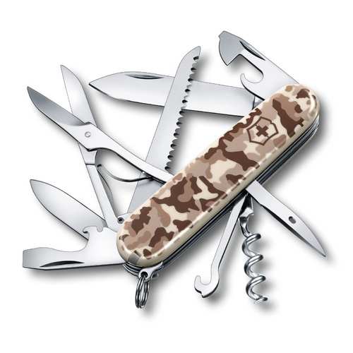New Swiss Army Victorinox HUNTSMAN DESERT CAMO CAMOUFLAGE Knife 35652