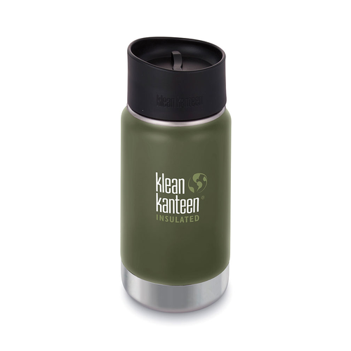 New KLEAN KANTEEN Insulated Wide 12oz 355ml FRESH PINE GREEN BPA Free Water Bottle