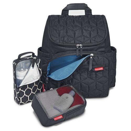 NEW SKIP HOP FORMA BACKPACK NAPPY DIAPER BABY BAG - BLACK SKIPHOP SH203101