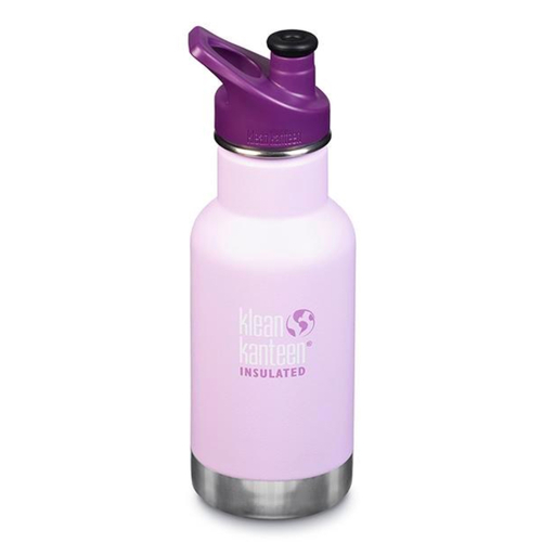 Klean Kanteen Classic Kid Insulated 12oz Water Bottle W/ Sport Cap - Sugar Plum Fairy