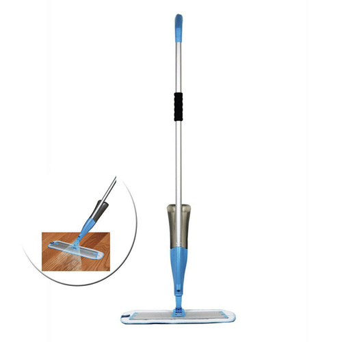 E-CLOTH DEEP CLEANING MOP HEAD MICROFIBRE FLOOR CLEANER W BUILT-IN WATER SPRAY