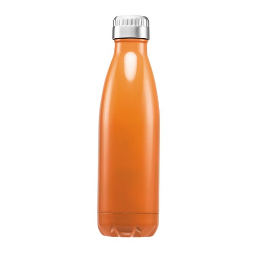 NEW AVANTI FLUID TWIN WALL STAINLESS VACUUM DRINK BOTTLE 750ML - ORANGE