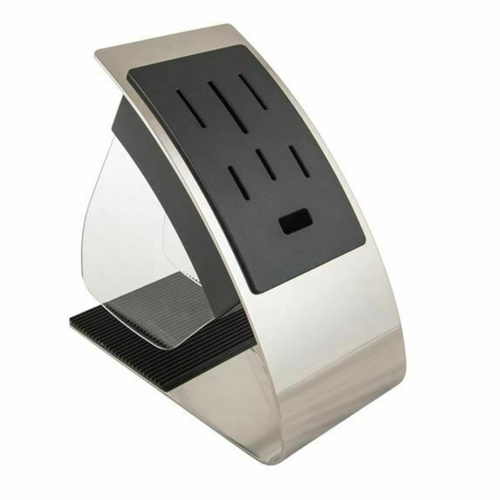 NEW SCANPAN ECLIPSE 7 SLOT KNIFE BLOCK - EMPTY (NO KNIVES)