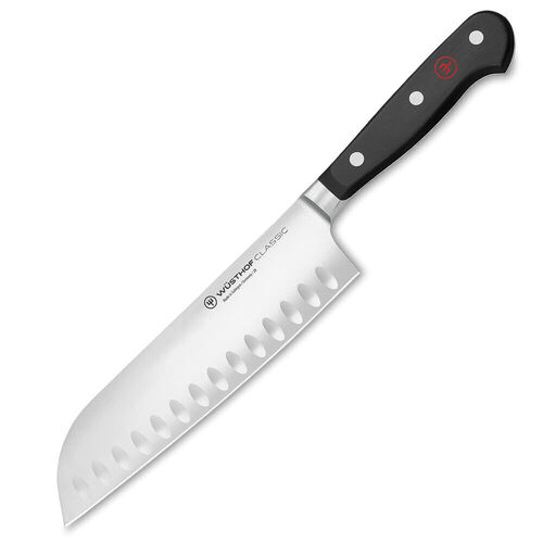 Wusthof Classic Santoku Knife with Hollows | 17cm